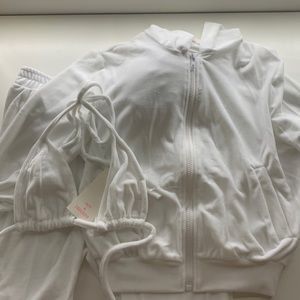 Brand New, 3 pc, Velour Tracksuit